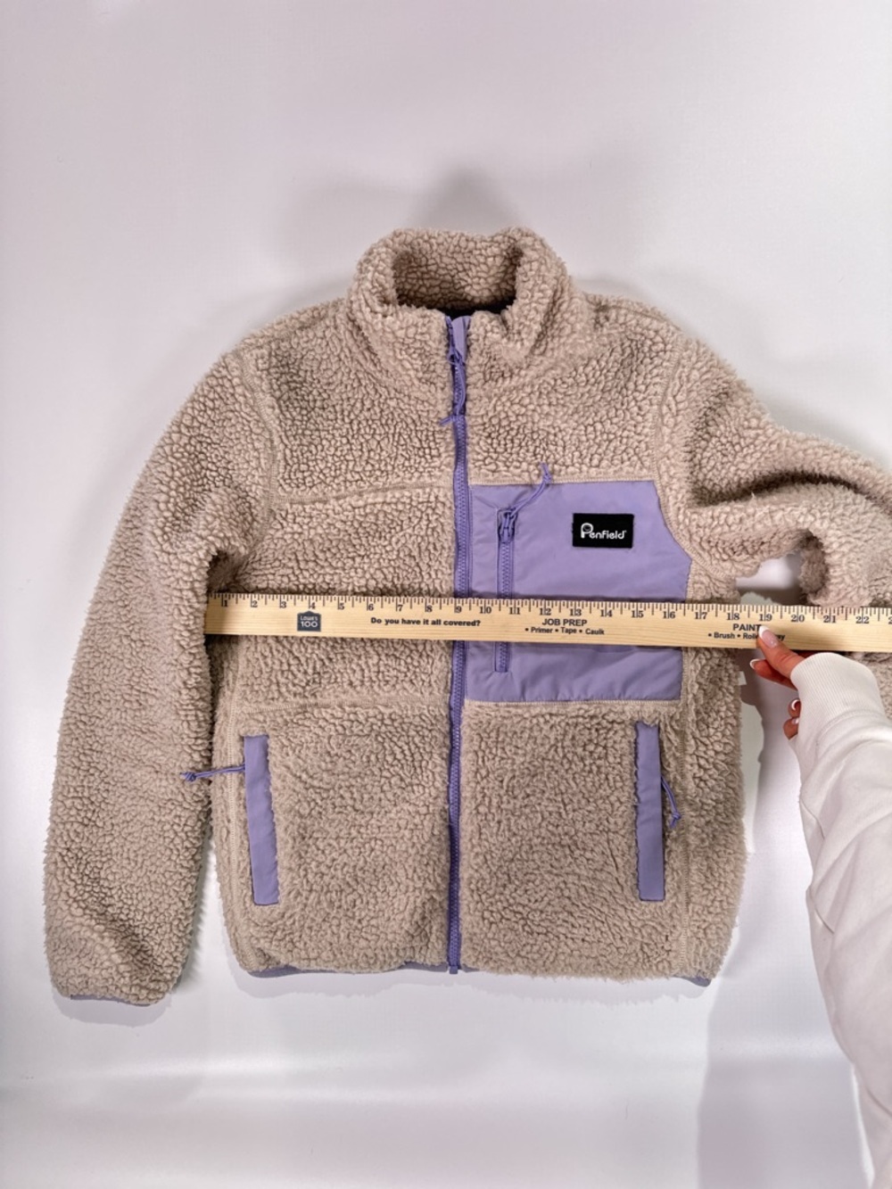 Penfield Womens Teddy Sherpa Fleece Jacket Lavender Outdoor XS - Picture 11 of 11